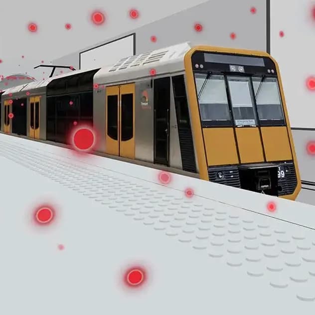 Air Pollution - Sydney Train Logo